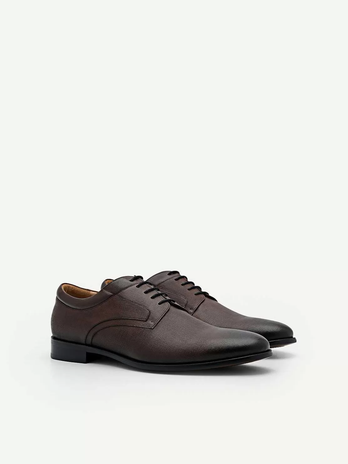 Embossed Leather Derby Shoes<PEDRO Outlet