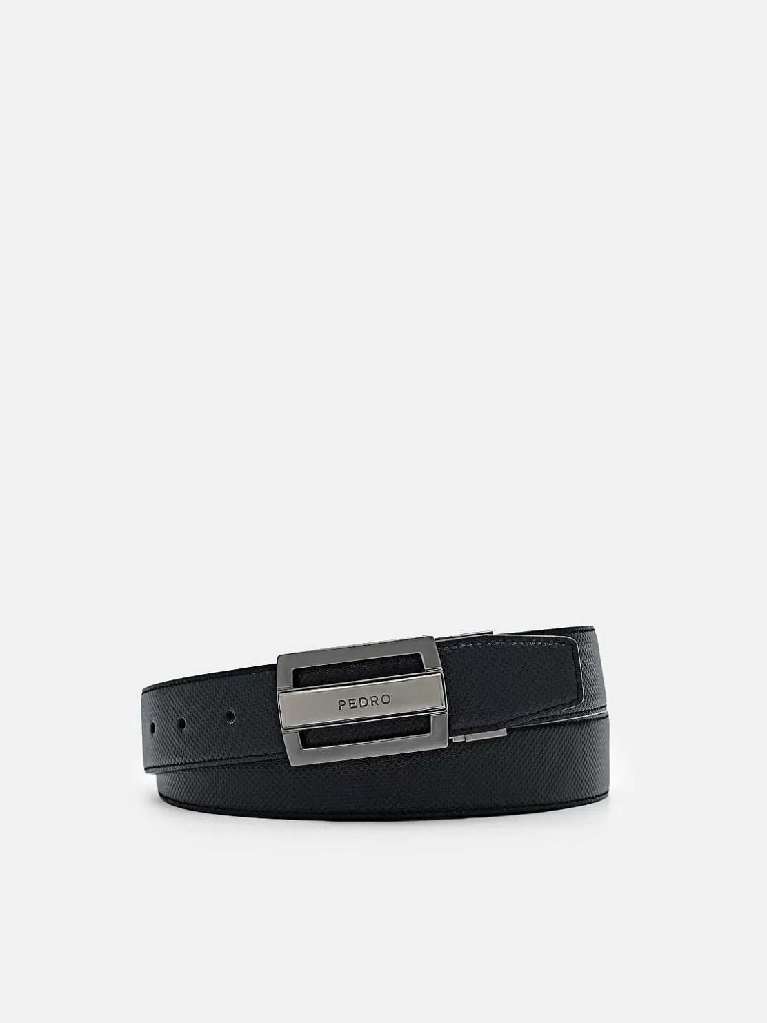 Embossed Leather Reversible Tang Belt<PEDRO Online