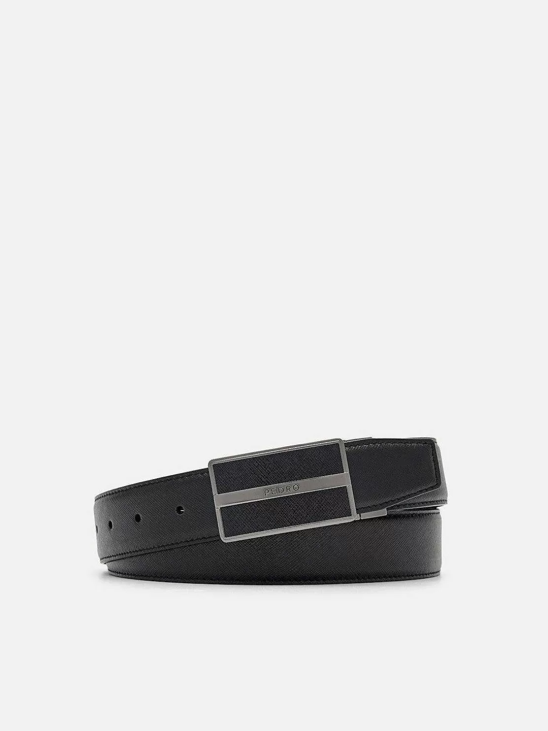 Embossed Leather Reversible Tang Belt<PEDRO Outlet