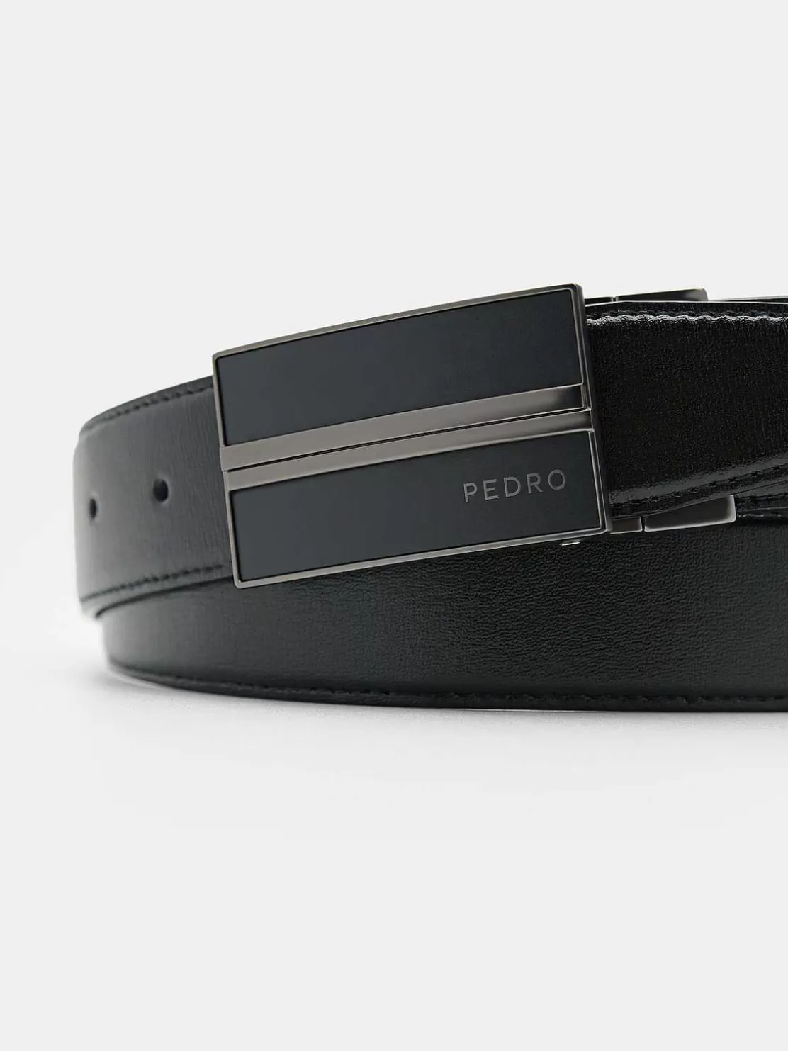 Embossed Leather Reversible Tang Belt<PEDRO Outlet
