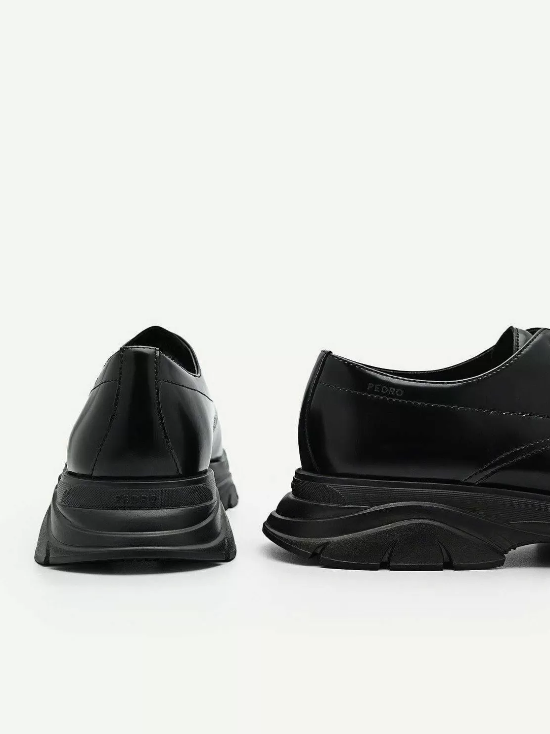 Hybrix Leather Derby Shoes<PEDRO Fashion
