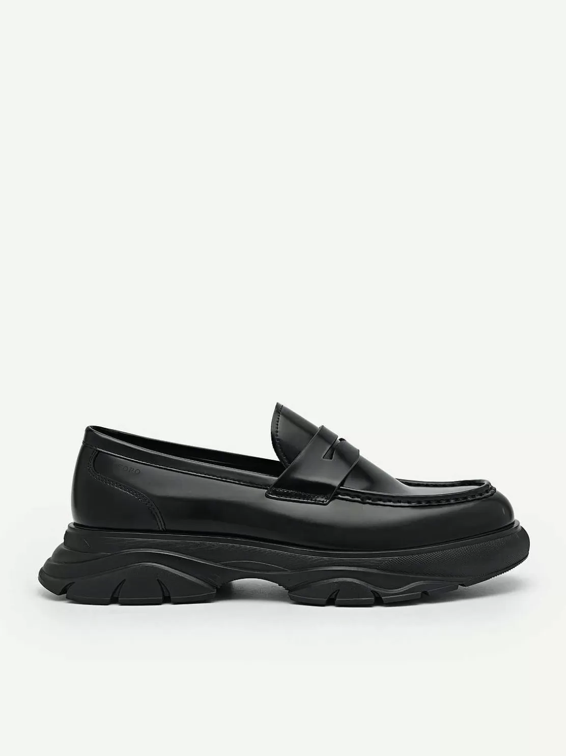 Hybrix Leather Penny Loafers<PEDRO Best Sale