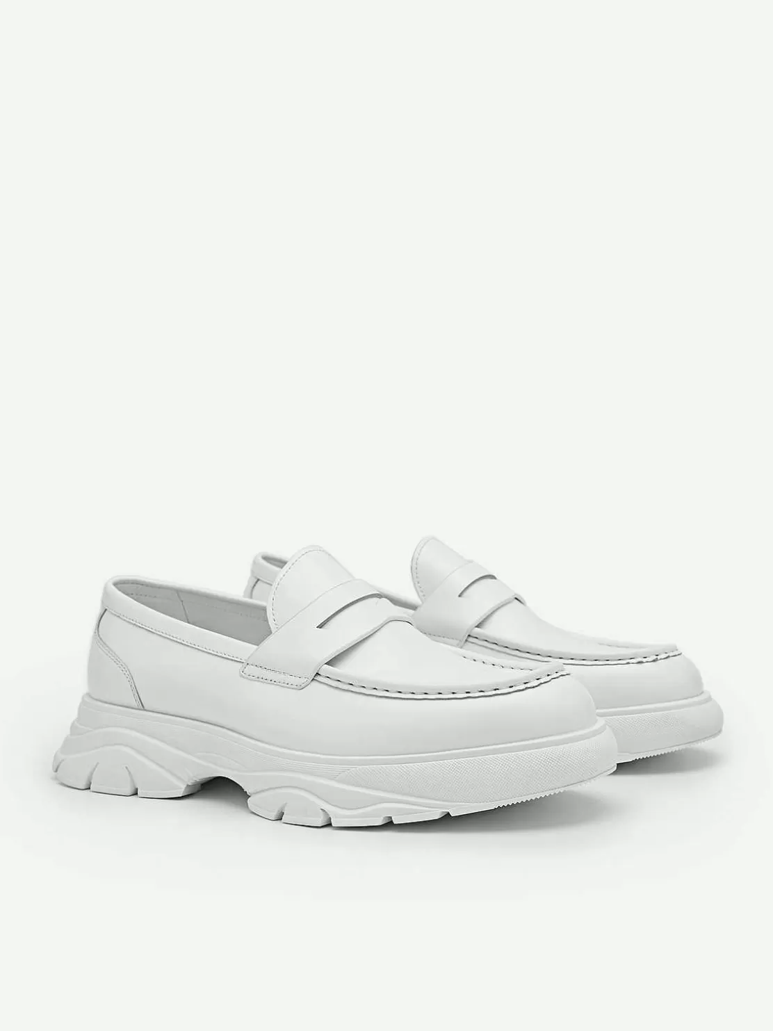 Hybrix Leather Penny Loafers<PEDRO Best