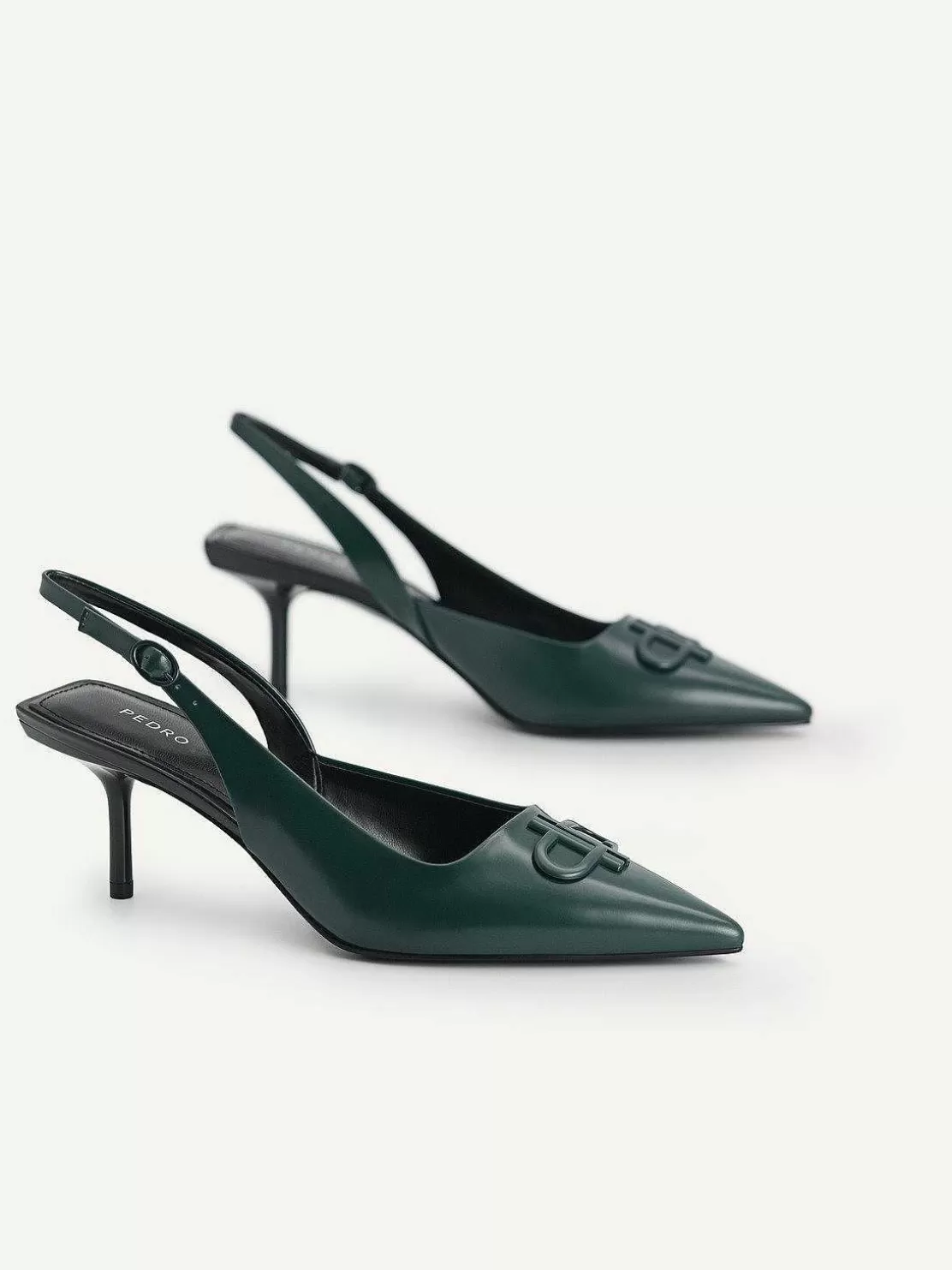 Icon Leather Pointed Slingback Pumps<PEDRO Best Sale