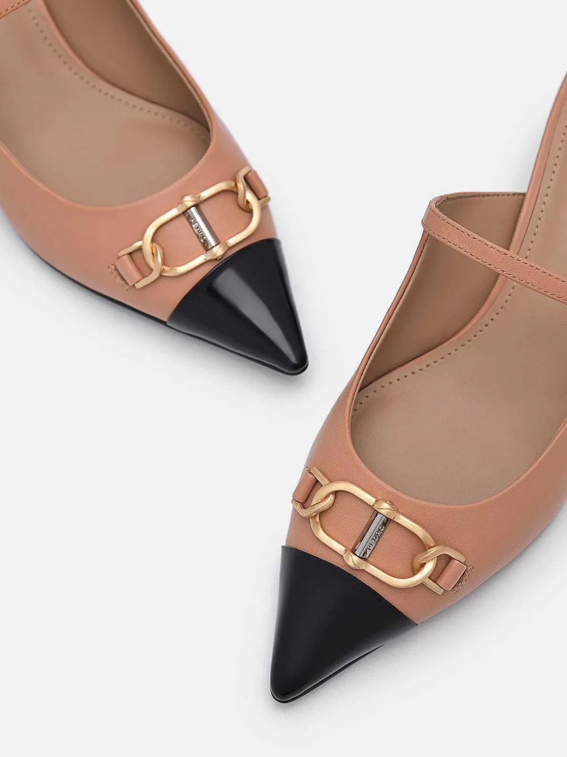 Jean Leather Heel Mules<PEDRO Online