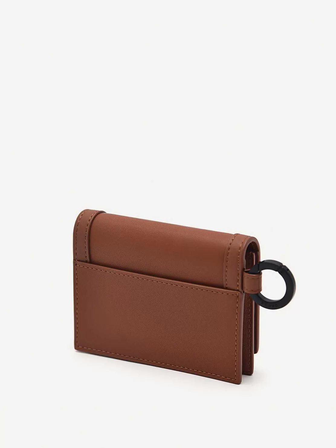 Leather Bi-Fold Card Holder With Key Ring<PEDRO Fashion