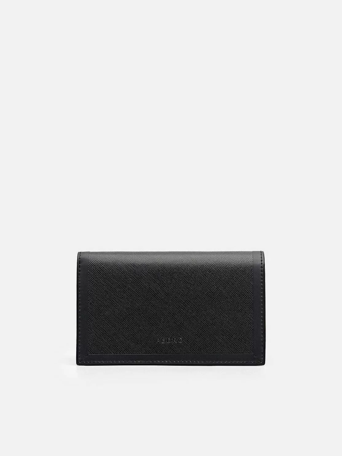 Leather Bi-Fold Card Holder With Lanyard<PEDRO New