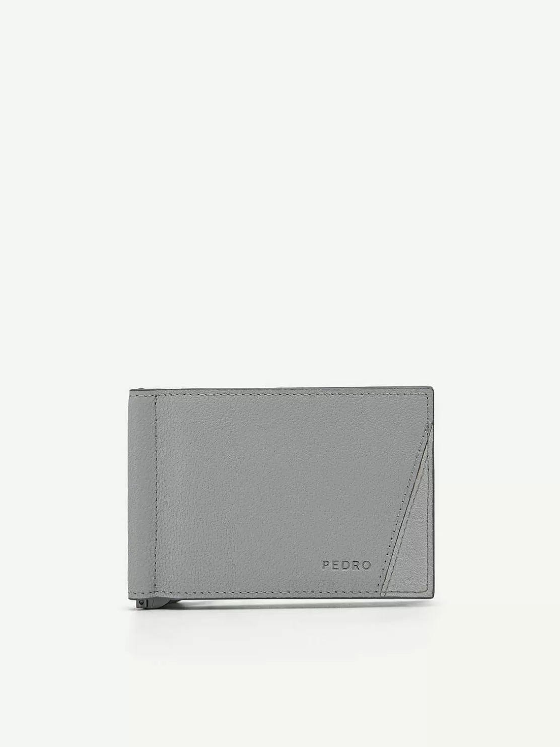 Leather Bi-Fold Card Holder With Money Clip<PEDRO Discount