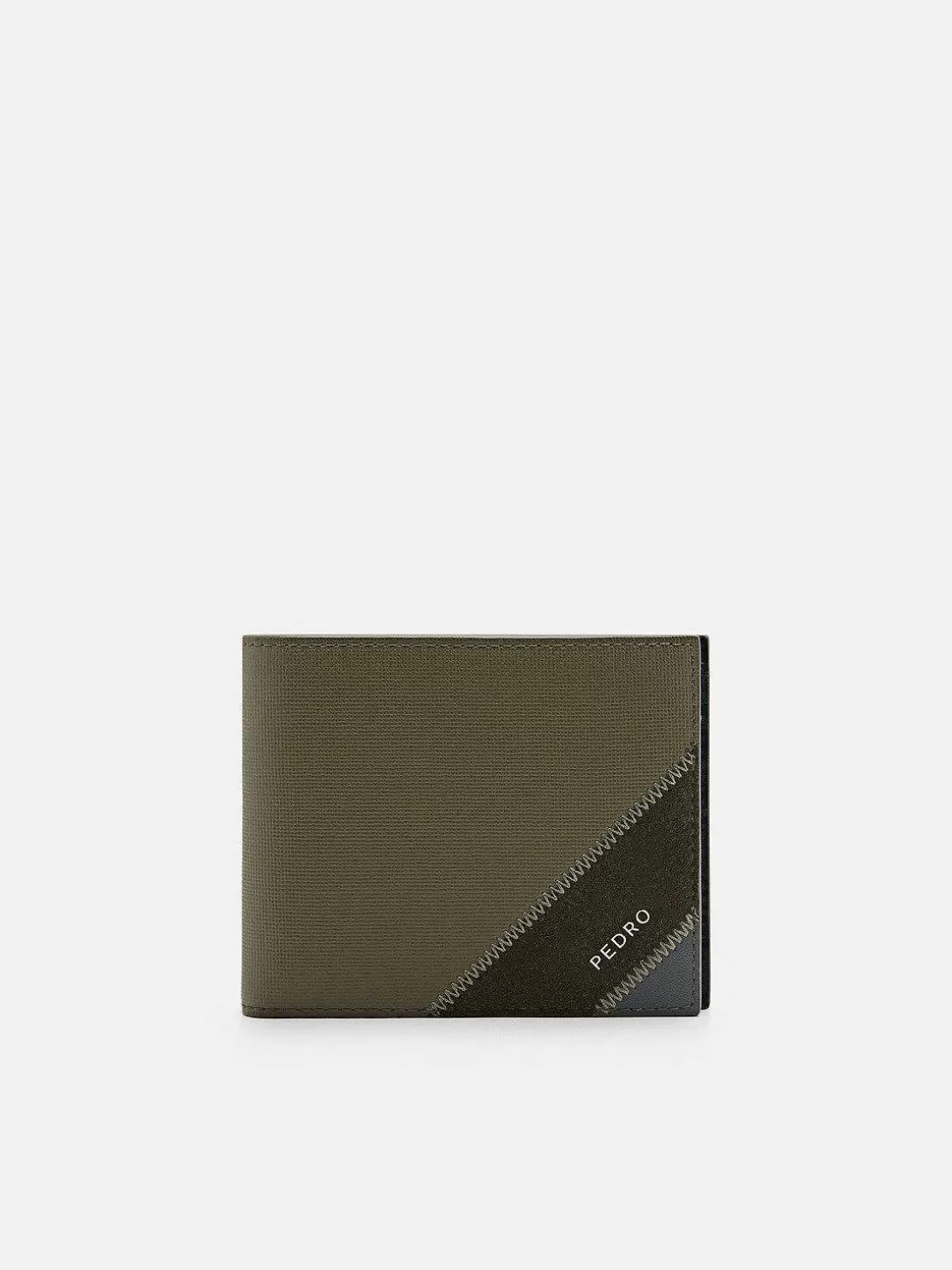 Leather Bi-Fold Coin Wallet<PEDRO Hot