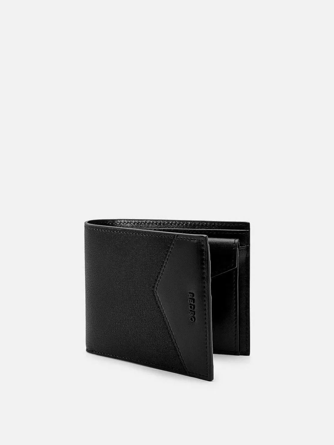 Leather Bi-Fold Coin Wallet<PEDRO Fashion