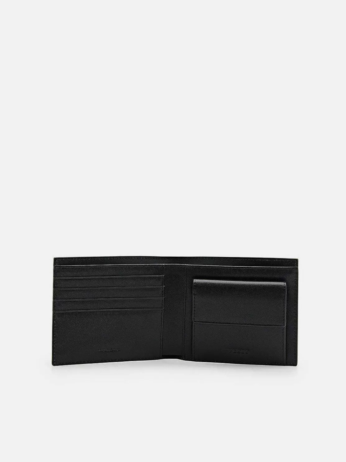 Leather Bi-Fold Coin Wallet<PEDRO Hot