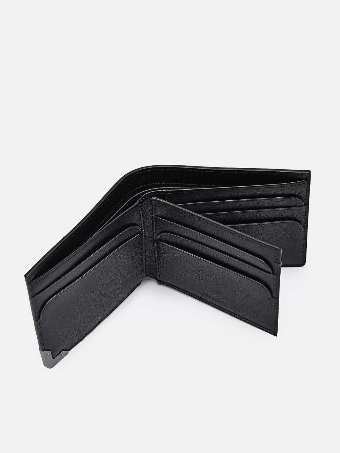 Leather Bi-Fold Flip Wallet<PEDRO Sale