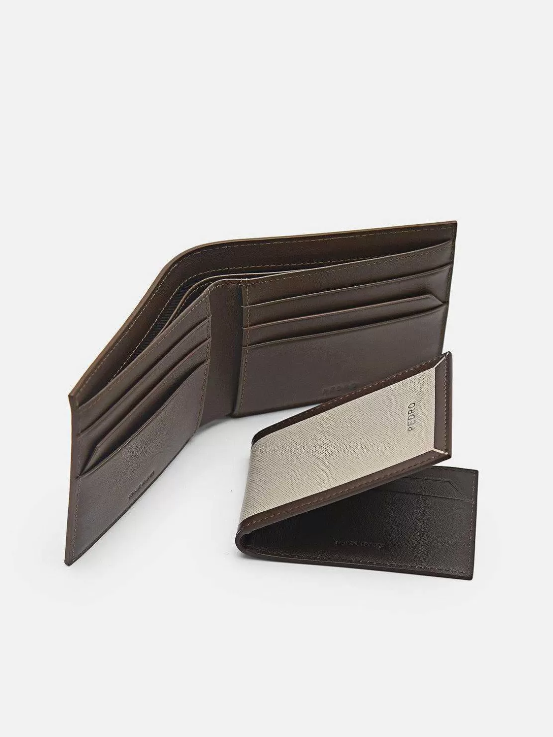 Leather Bi-Fold Wallet With Insert<PEDRO Online