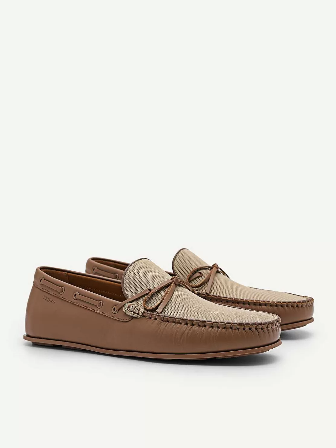 Leather Bow Driving Shoes<PEDRO Sale