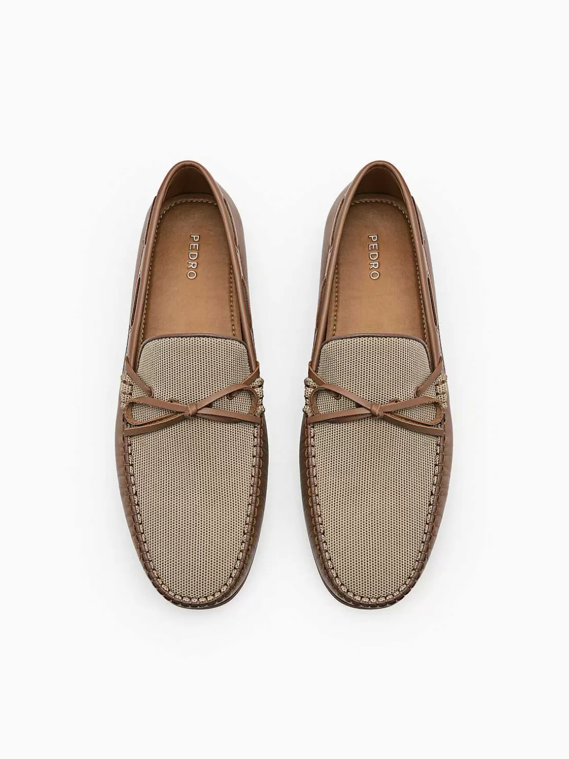 Leather Bow Driving Shoes<PEDRO Sale