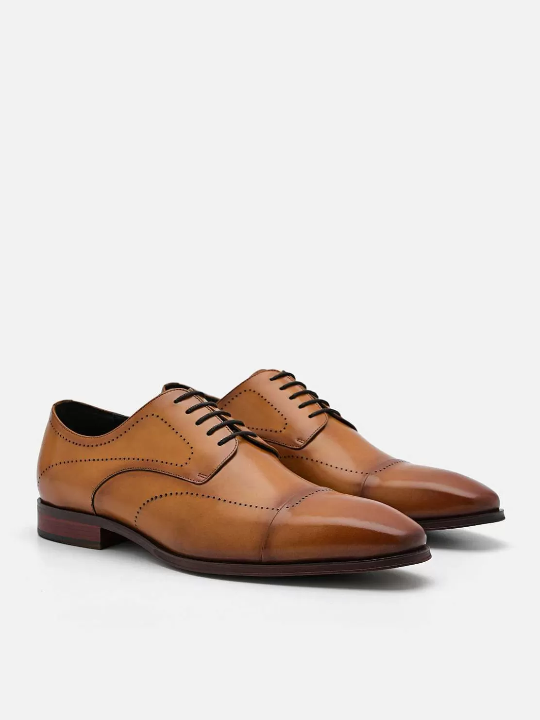 Leather Brogue Derby Shoes<PEDRO Flash Sale