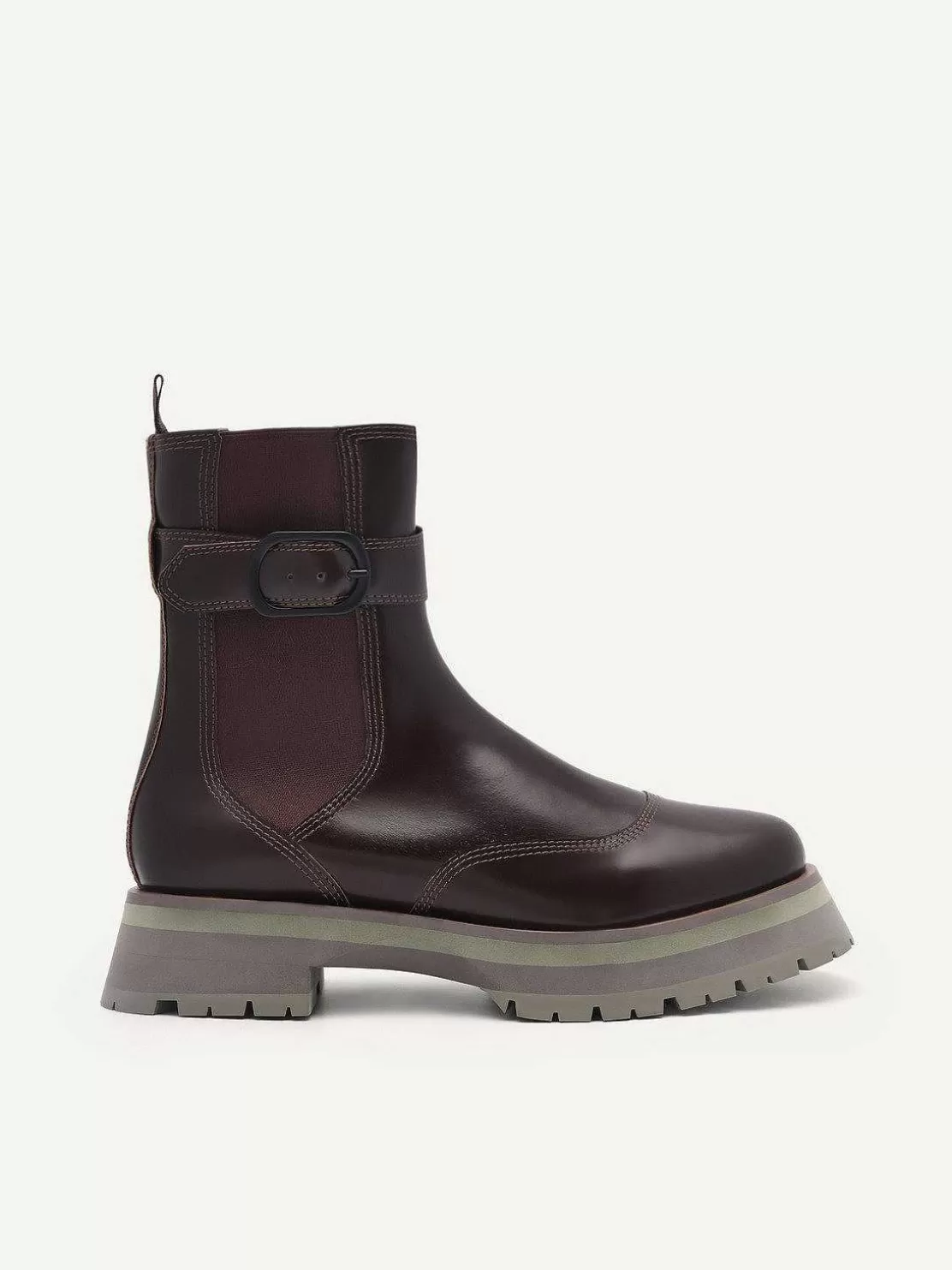 Leather Buckled Chelsea Boots<PEDRO Clearance