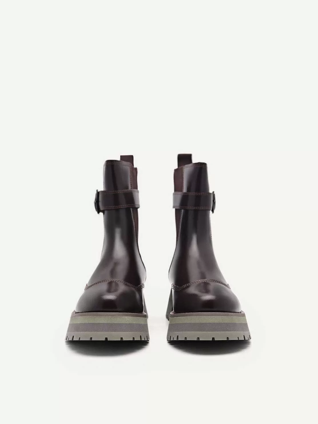 Leather Buckled Chelsea Boots<PEDRO Clearance