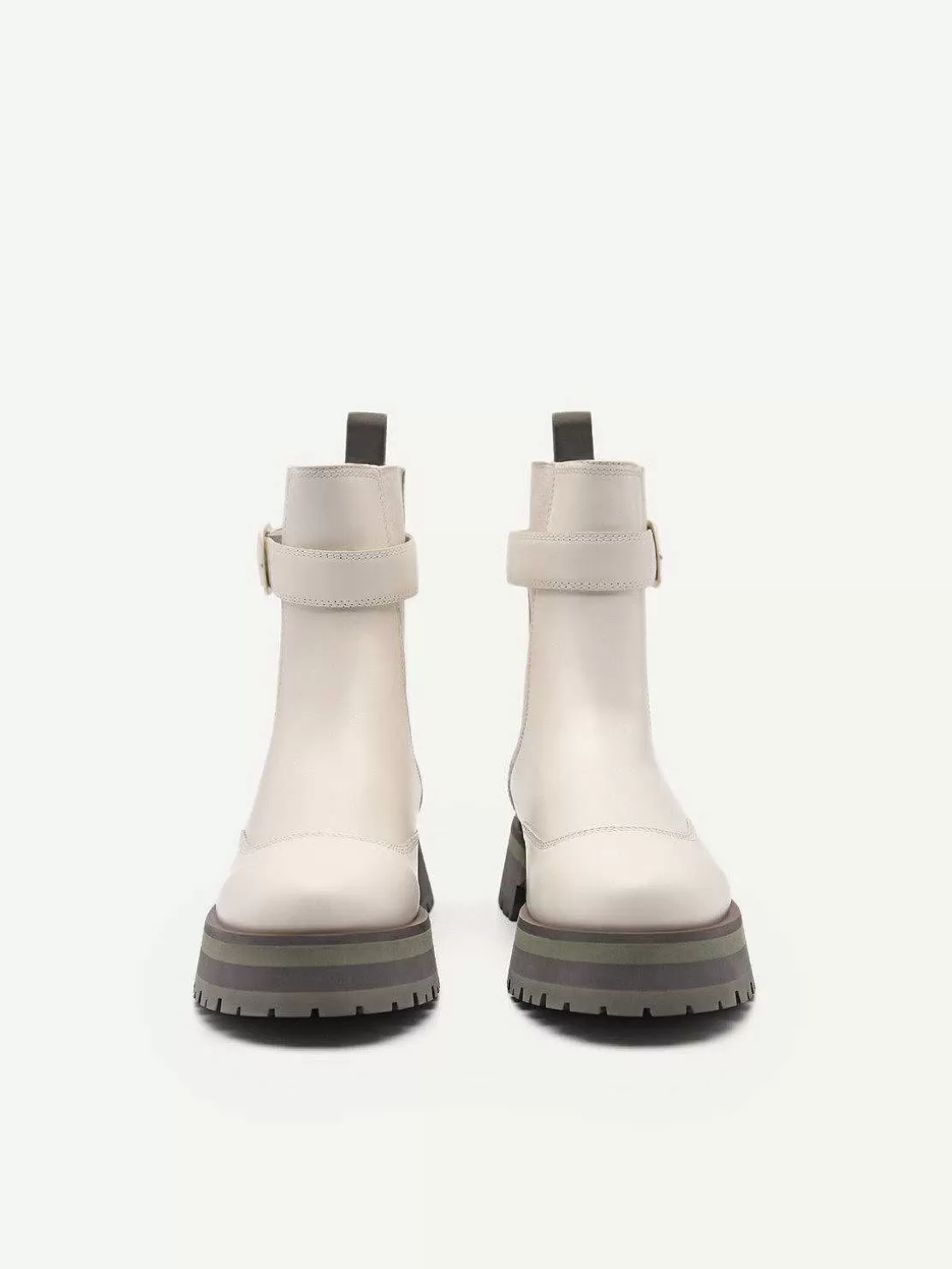 Leather Buckled Chelsea Boots<PEDRO Shop