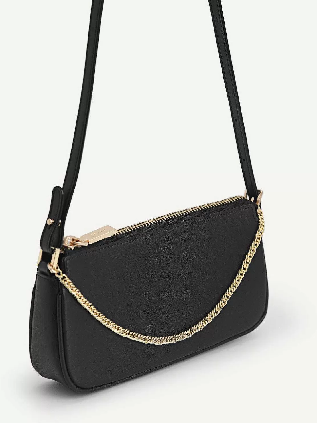 Leather Chain Detailed Shoulder Bag<PEDRO Flash Sale