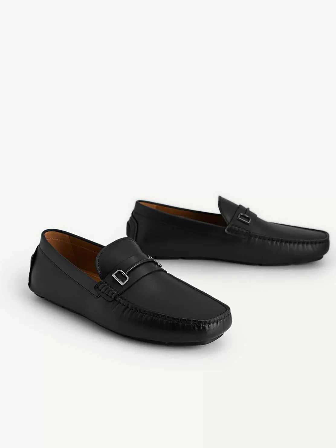 Leather Driving Shoes With Metal Bit<PEDRO Clearance