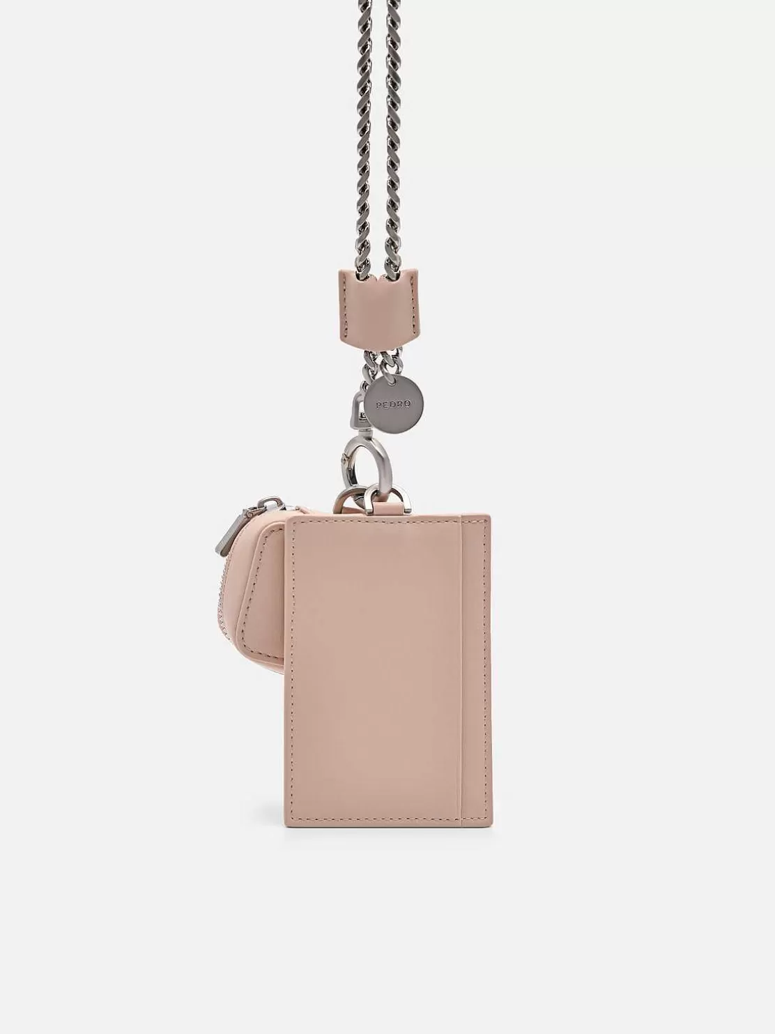 Leather Lanyard With Card Holder<PEDRO Discount