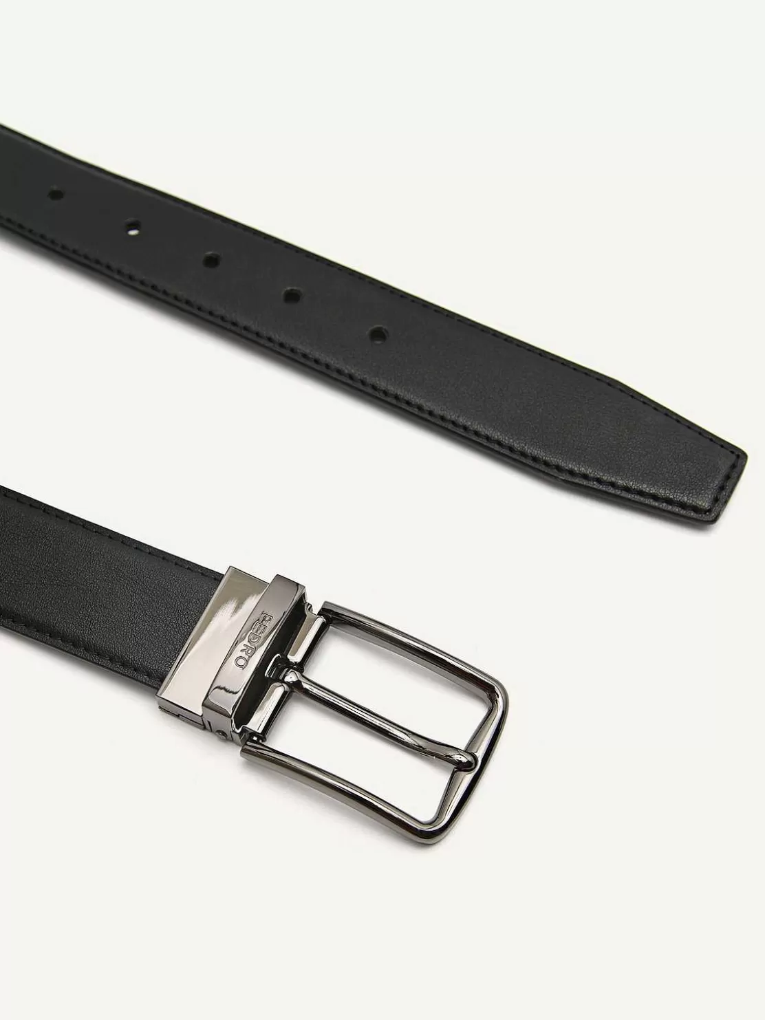 Leather Reversible Pin Belt<PEDRO Online