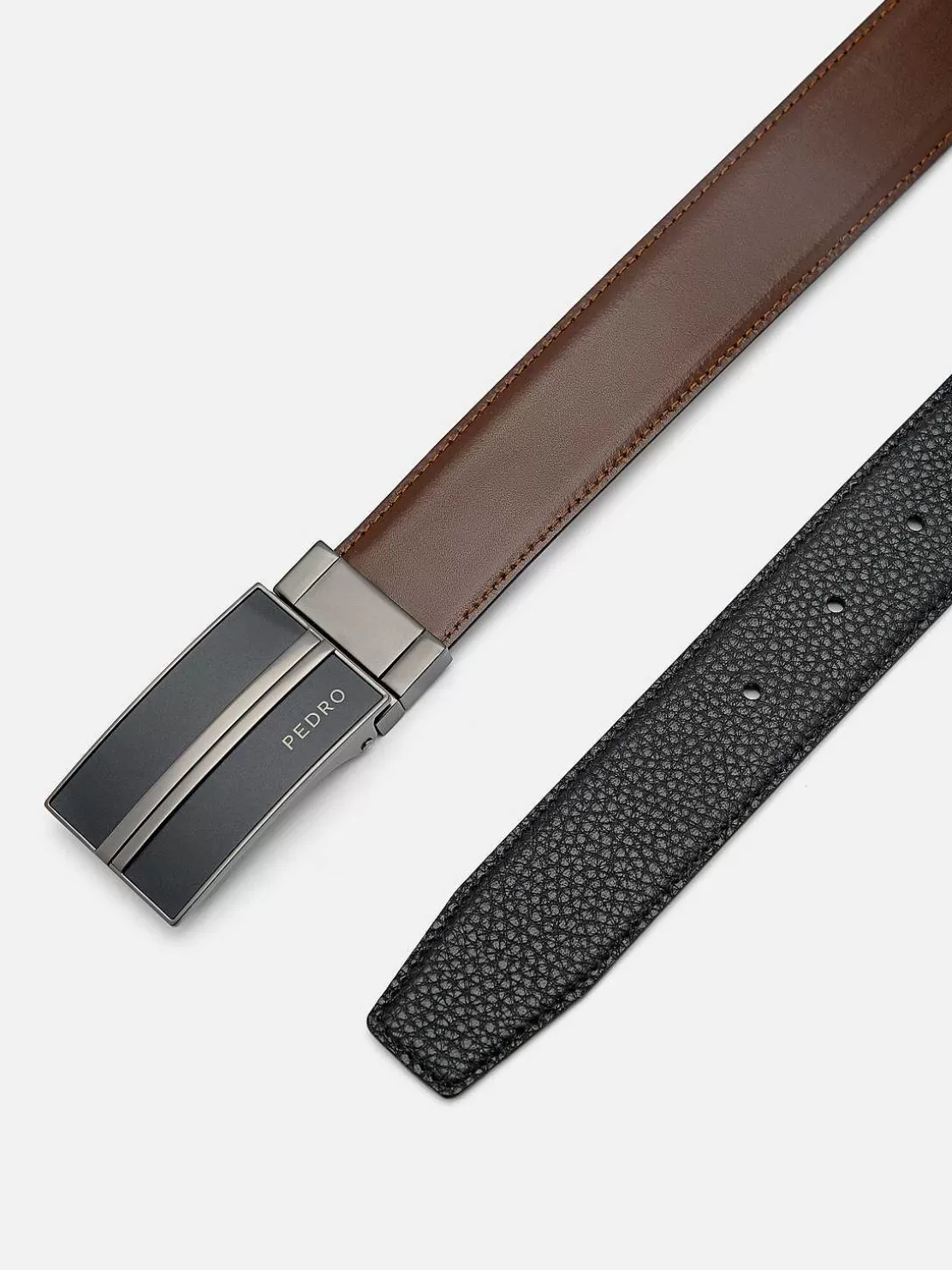 Leather Reversible Tang Belt<PEDRO Fashion