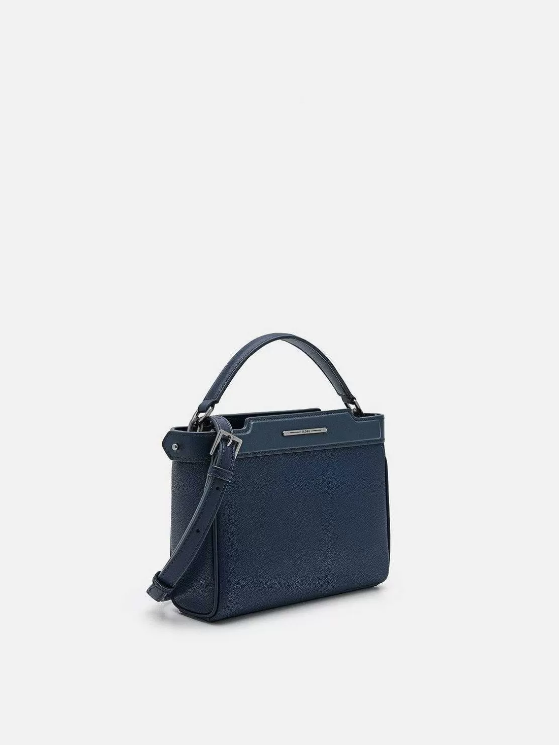 Leather Structured Sling Bag<PEDRO New