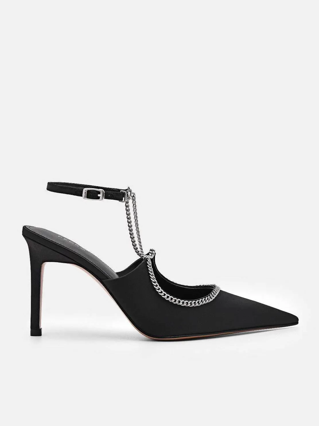 Lia Satin Heel Pumps<PEDRO Shop