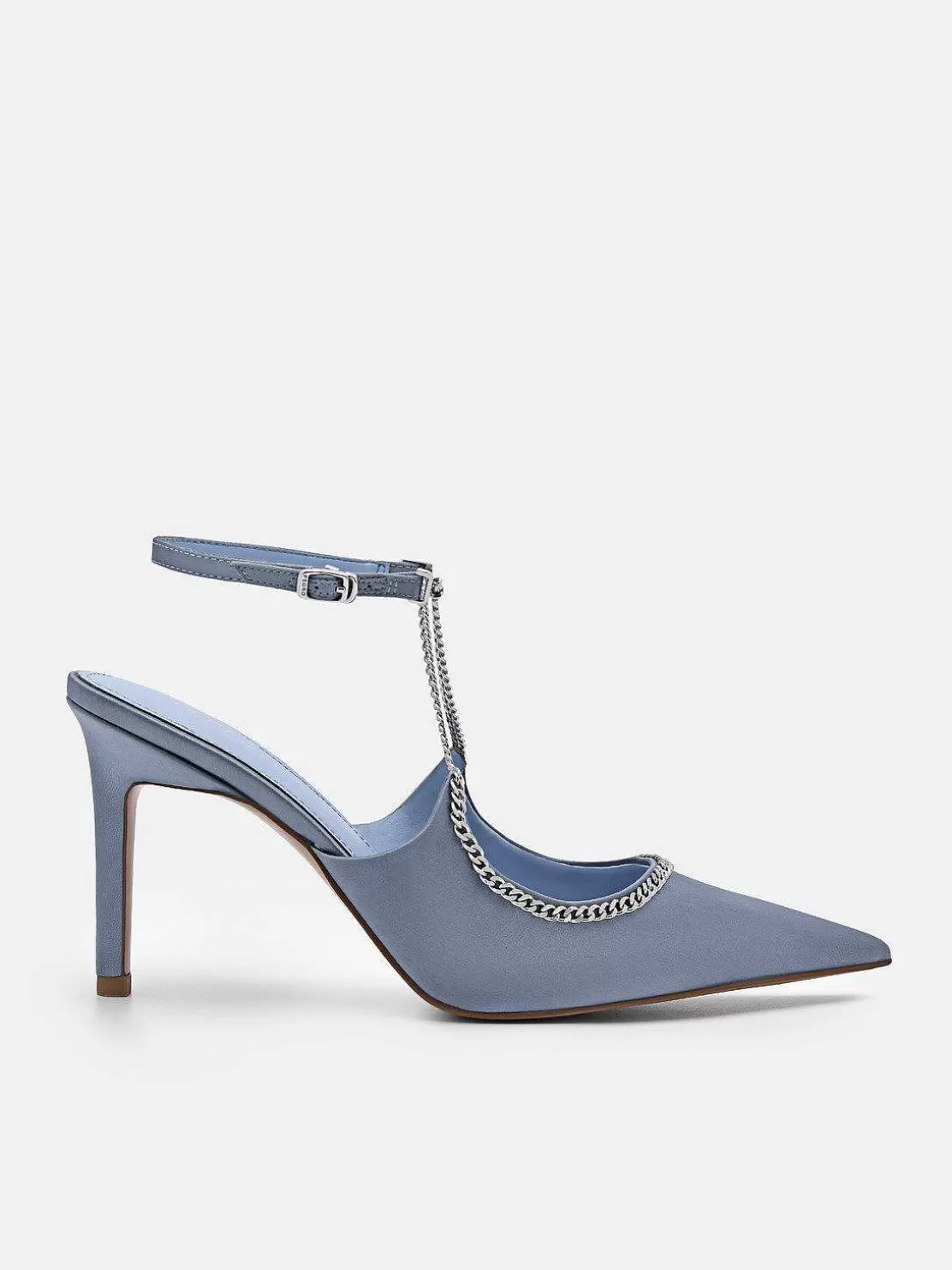 Lia Satin Heel Pumps<PEDRO Store