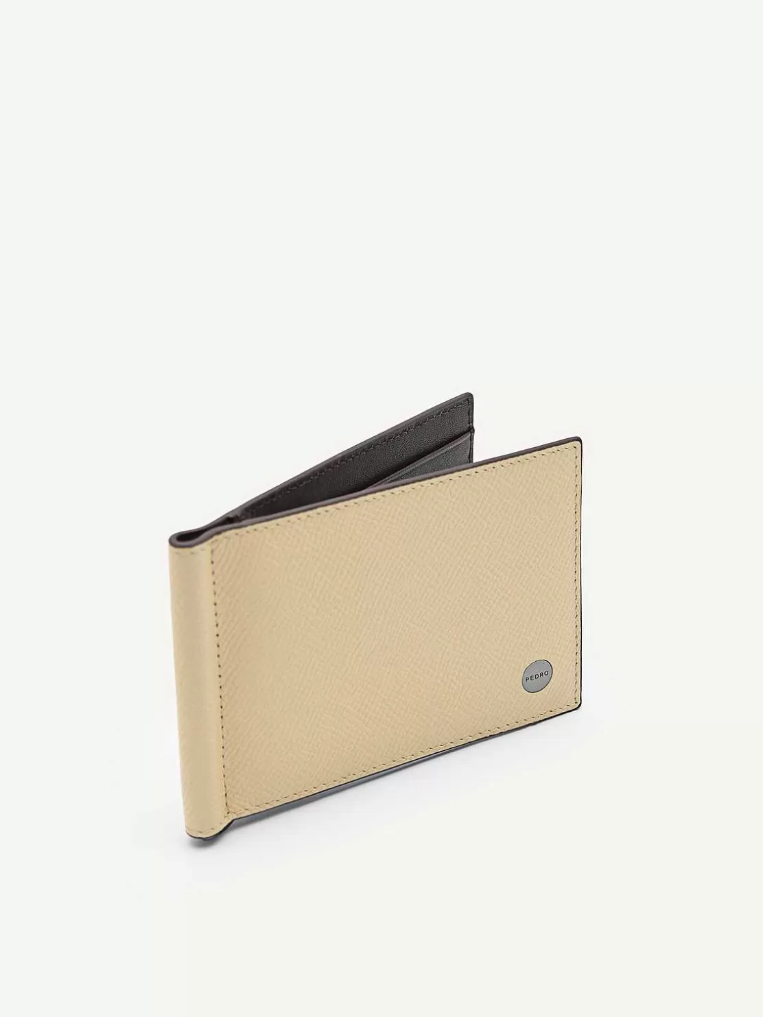 Oliver Leather Bi-Fold Money Clip Cardholder<PEDRO Cheap
