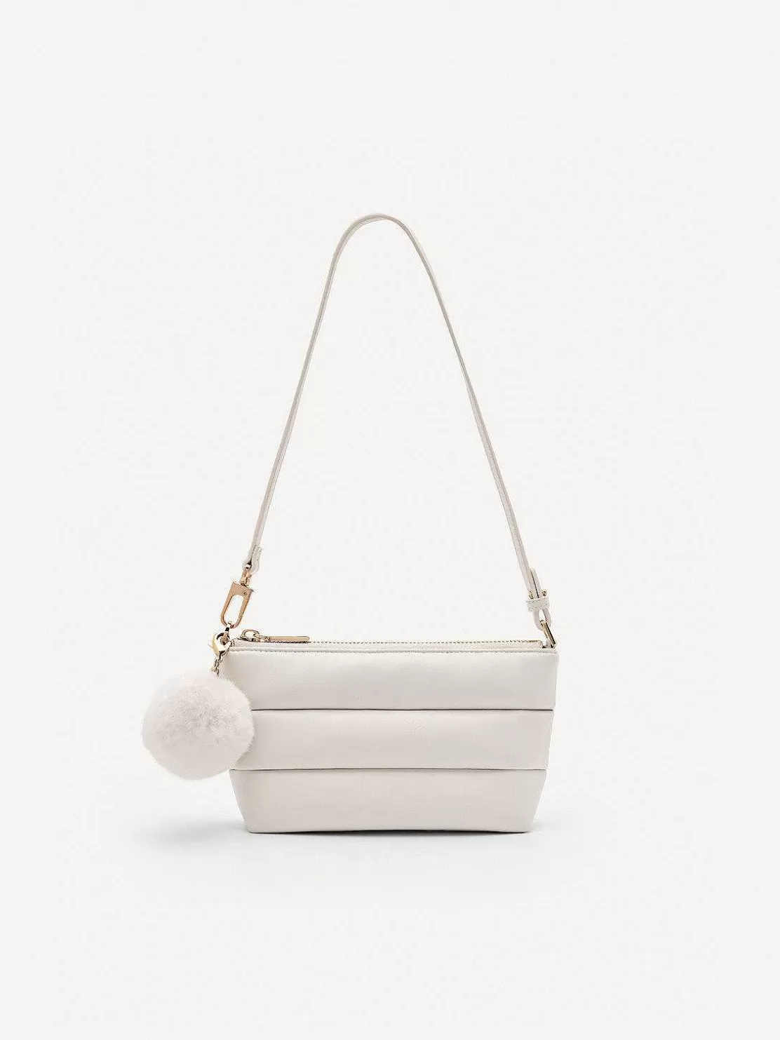 Padded Pouch With Fur Charm<PEDRO Store