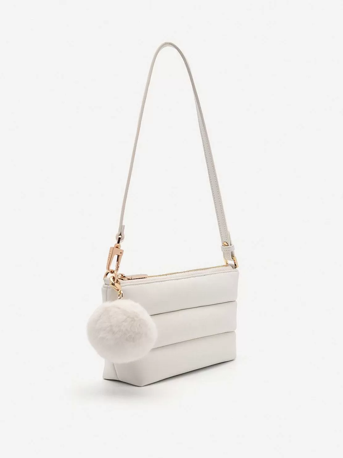 Padded Pouch With Fur Charm<PEDRO Store
