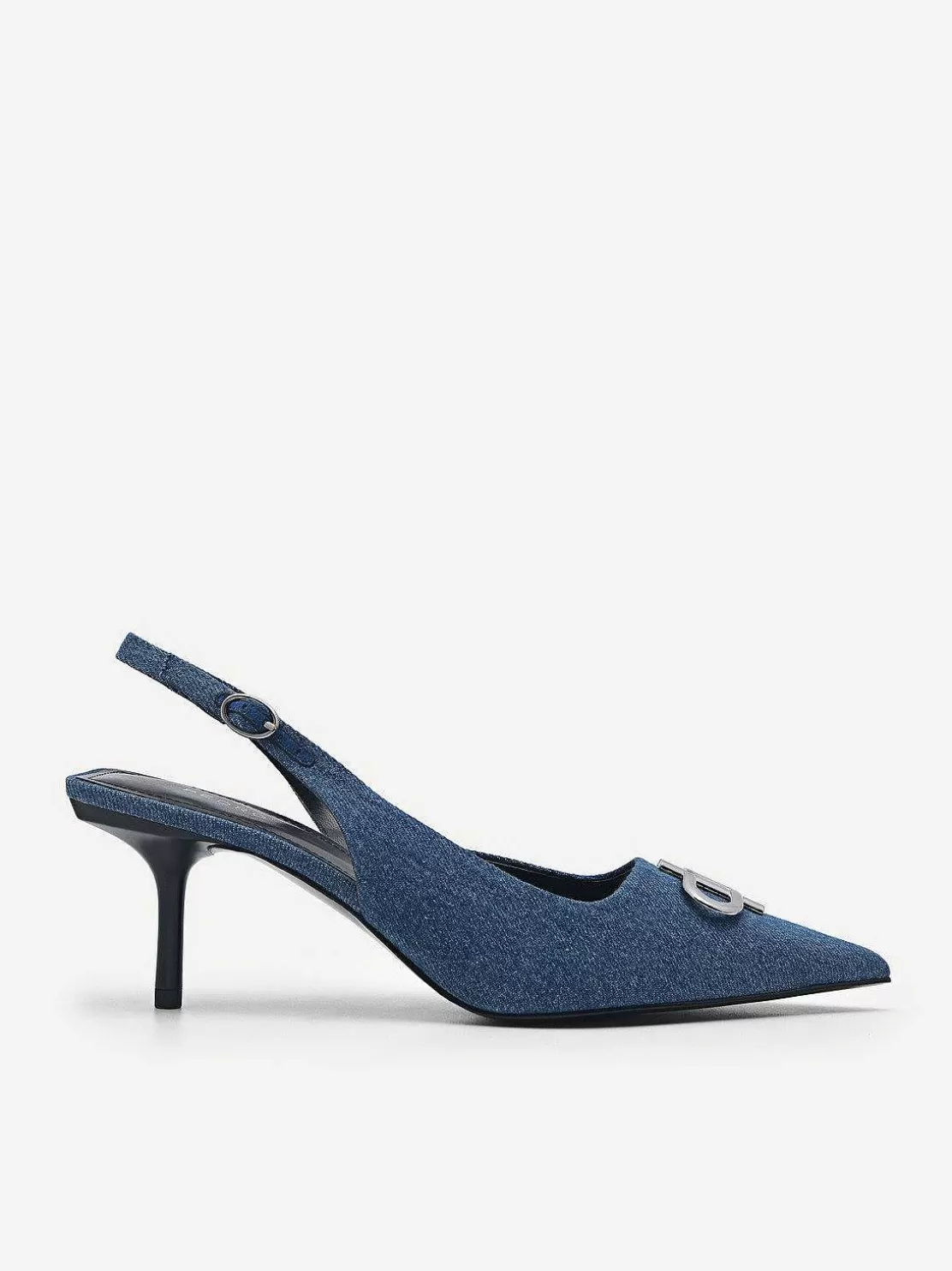 Icon Denim Pointed Slingback Pumps<PEDRO Shop