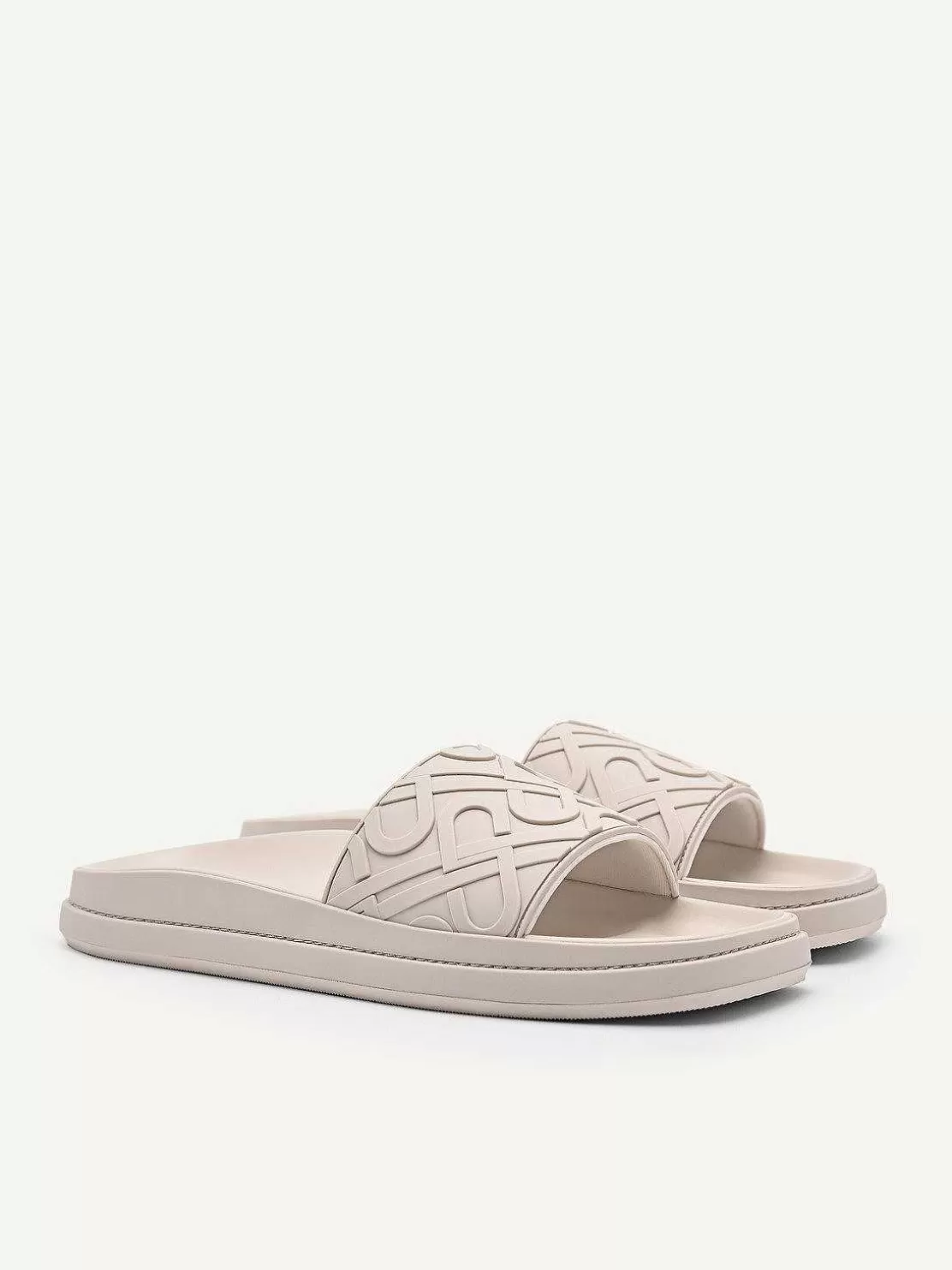 Icon Embossed Slide Sandals<PEDRO Store