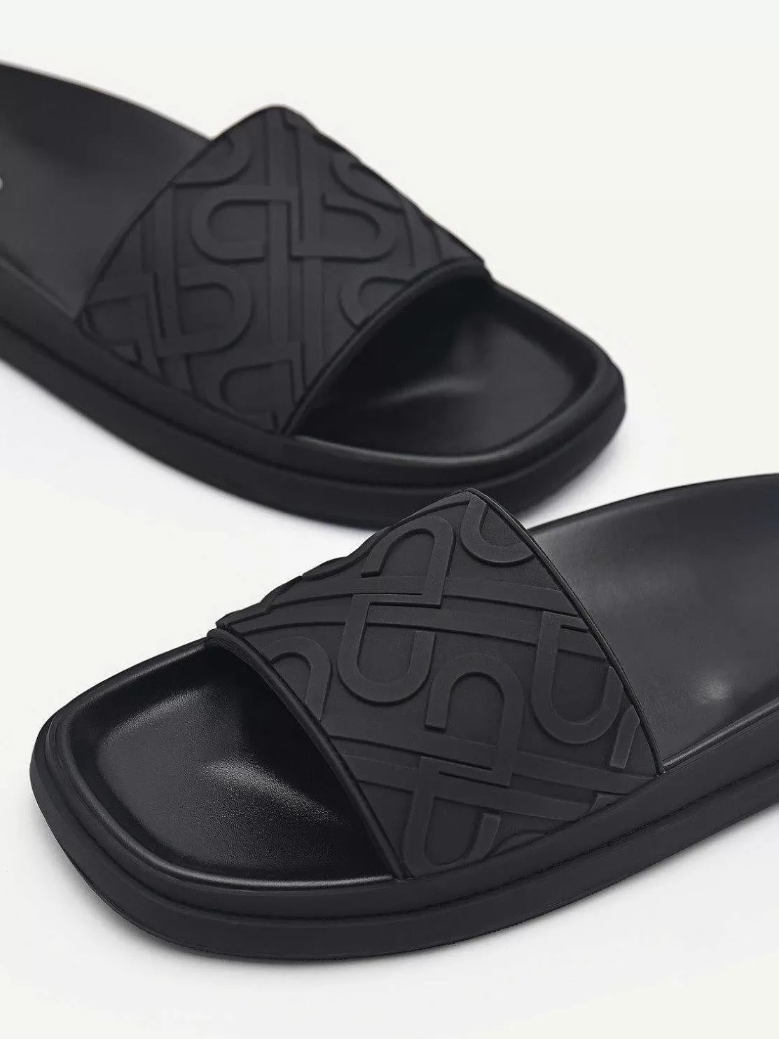 Icon Embossed Slide Sandals<PEDRO Discount