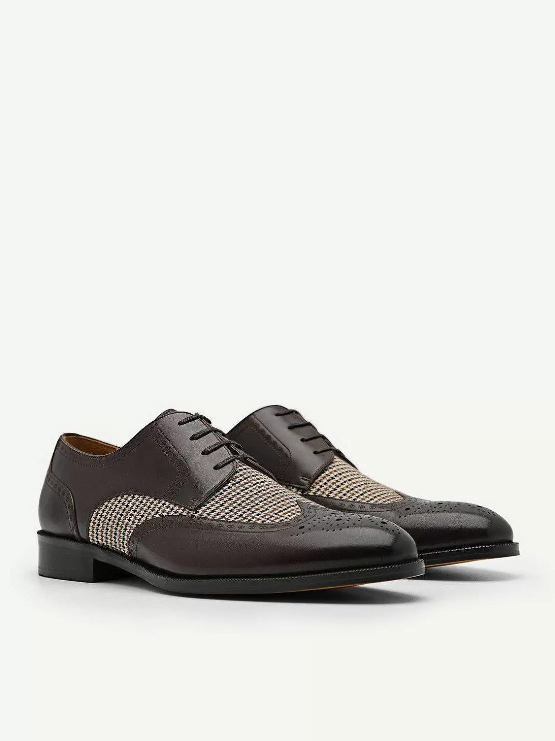Icon Leather Brogue Derby Shoes<PEDRO Hot