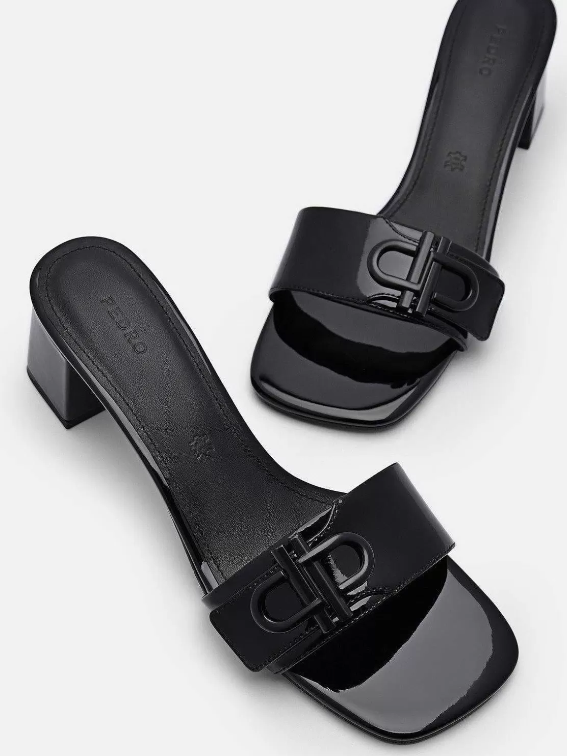 Icon Leather Heel Sandals<PEDRO Clearance