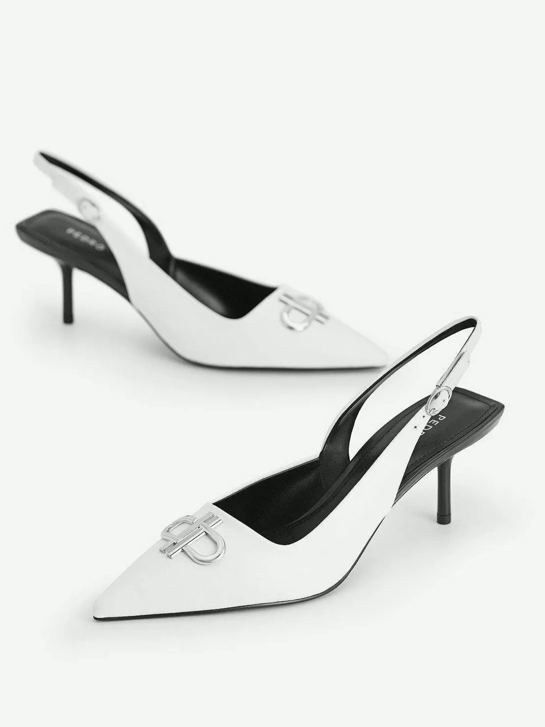 Icon Leather Pointed Slingback Pumps<PEDRO Outlet