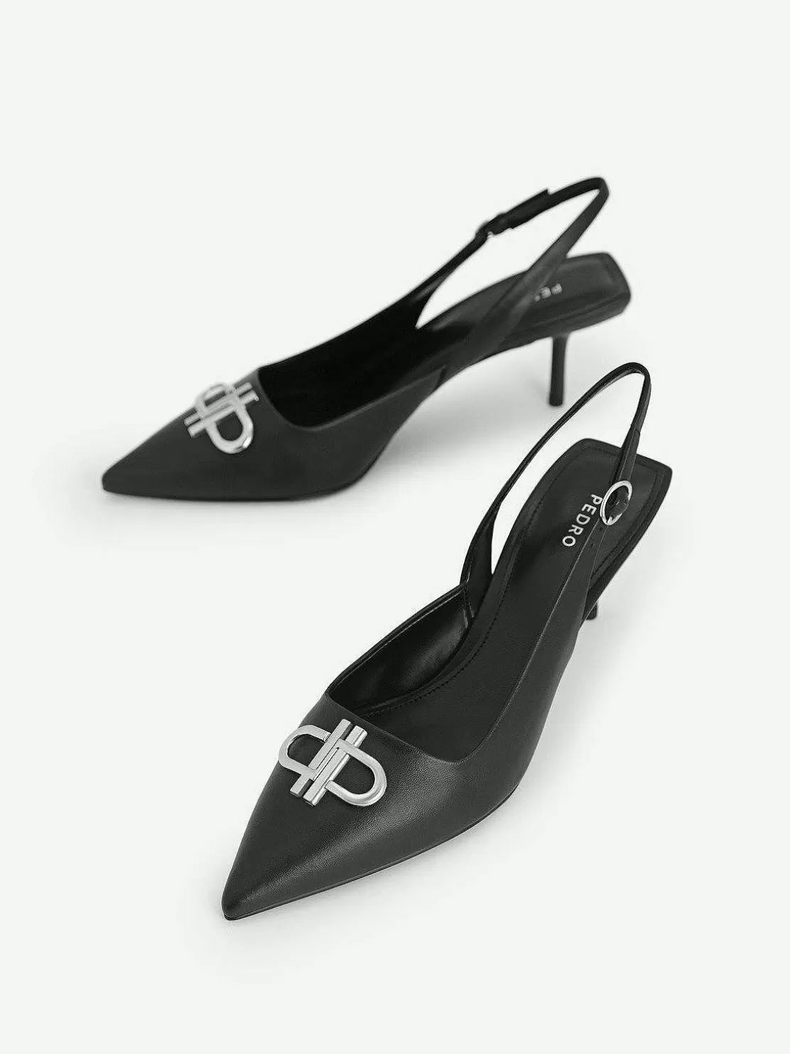 Icon Leather Pointed Slingback Pumps<PEDRO Cheap