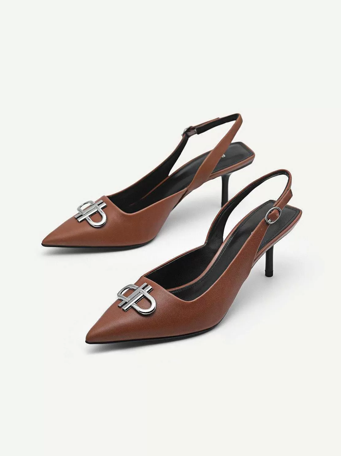 Icon Leather Pointed Slingback Pumps<PEDRO Cheap