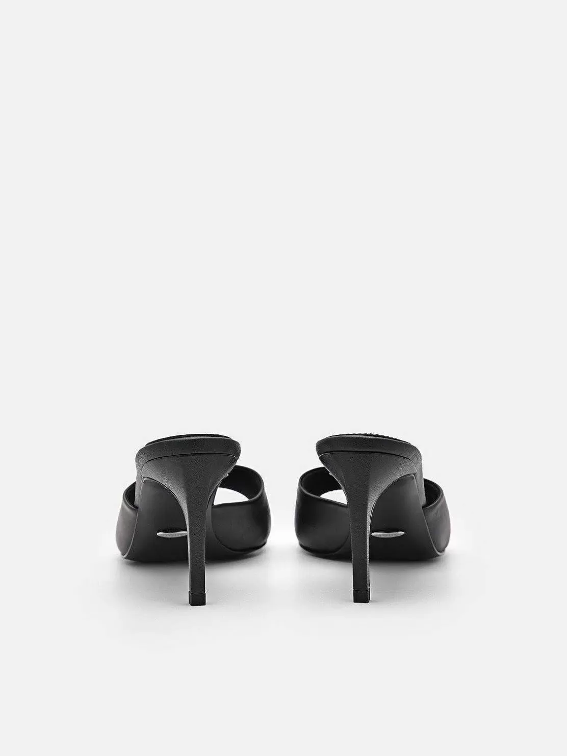 Studio Ashley Leather Heel Sandals<PEDRO New