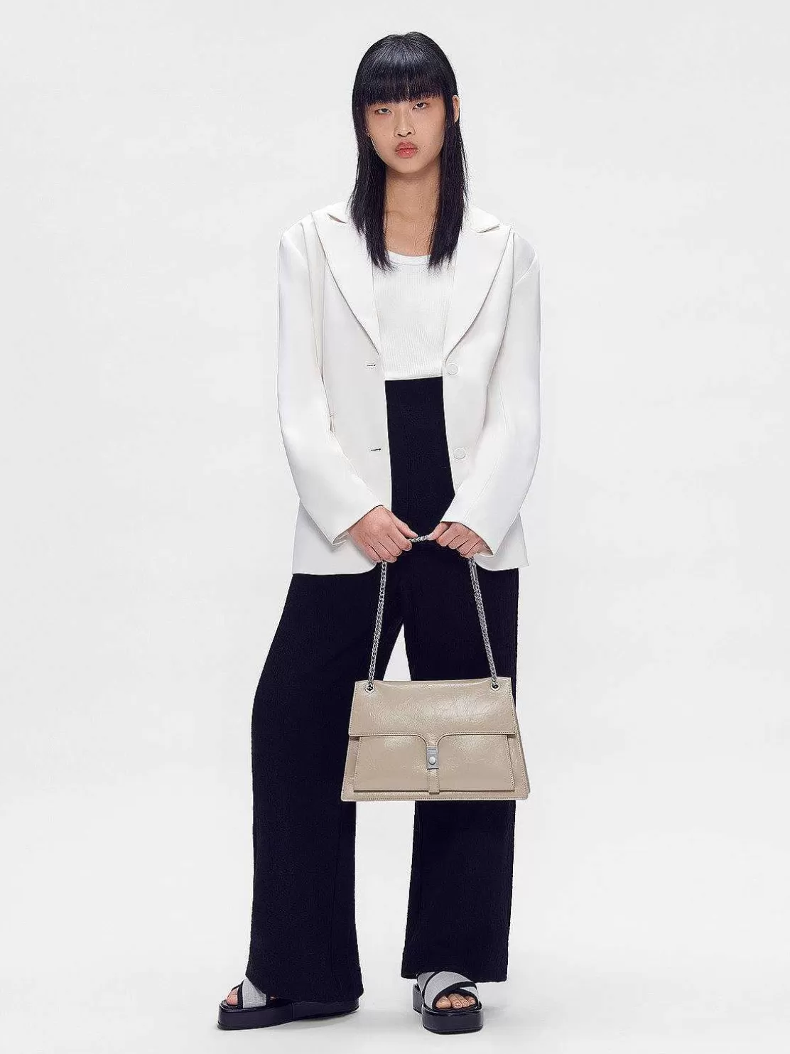 Studio Farida Leather Shoulder Bag<PEDRO Cheap