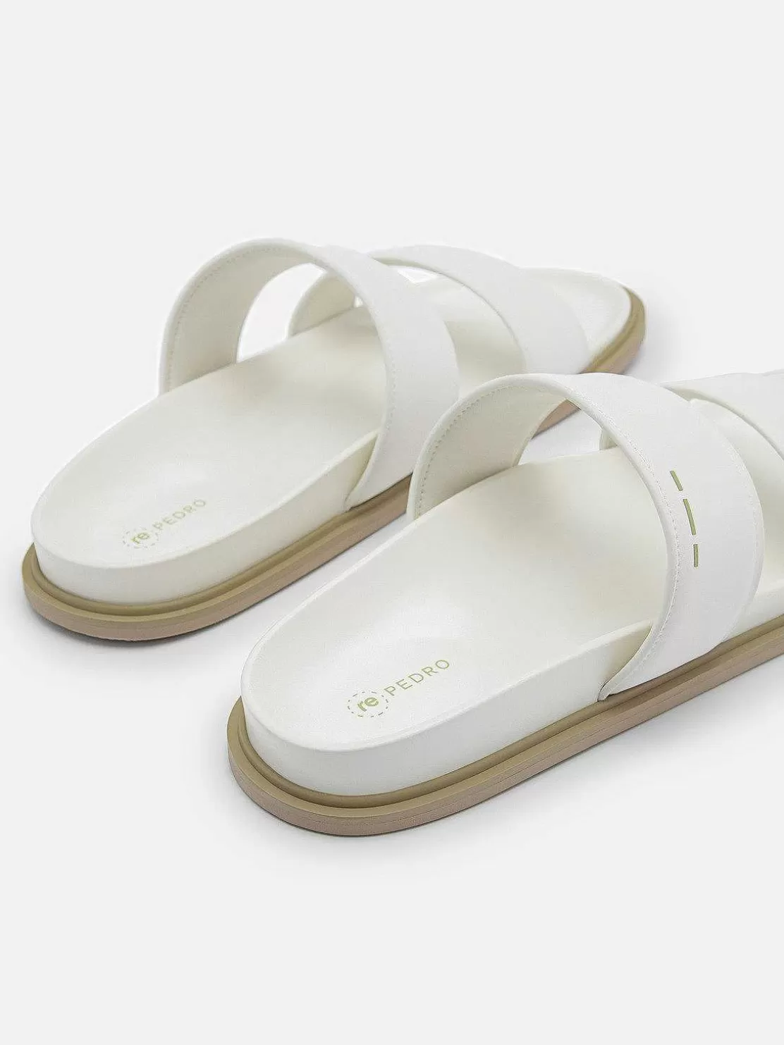 Re Recycled Leather Slide Sandals<PEDRO Sale