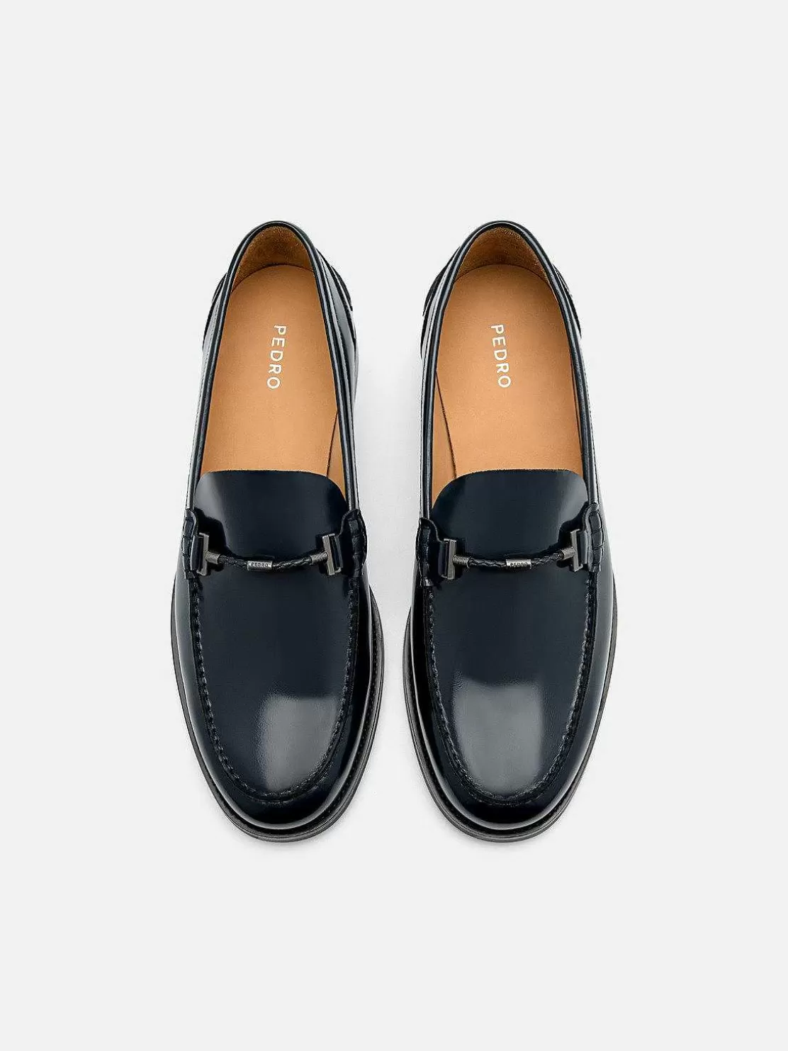 Robert Leather Horsebit Loafers<PEDRO Flash Sale