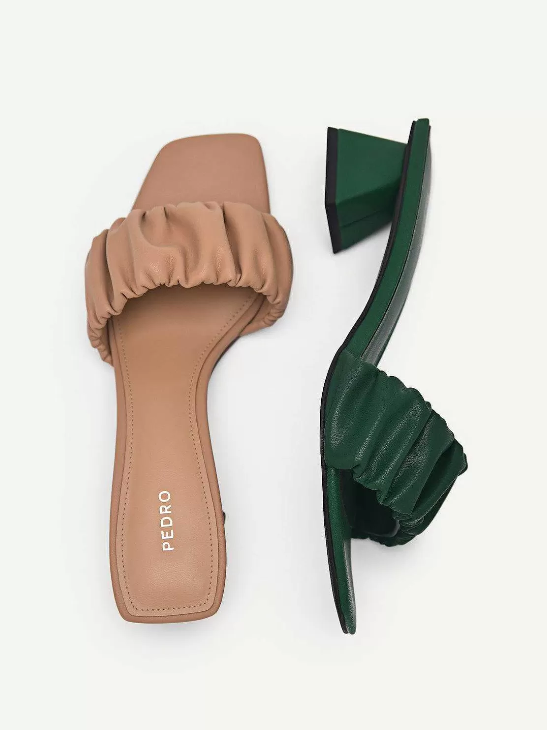 Ruched Heel Mules<PEDRO Outlet
