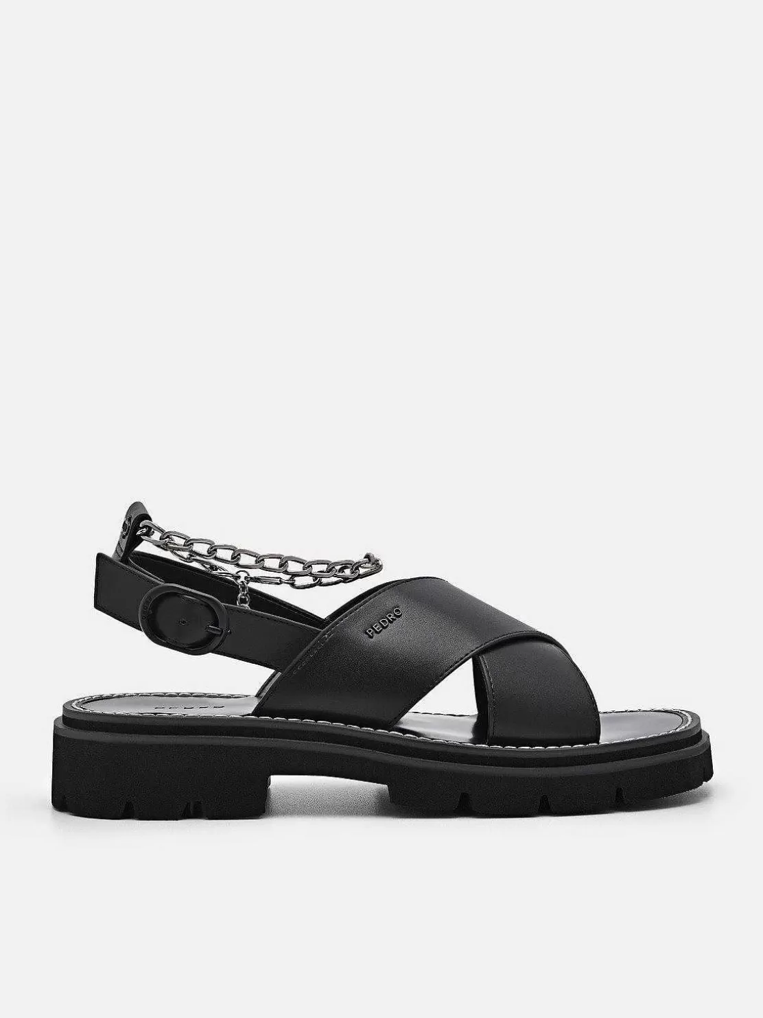 Slingback Cross Strap Sandals<PEDRO New