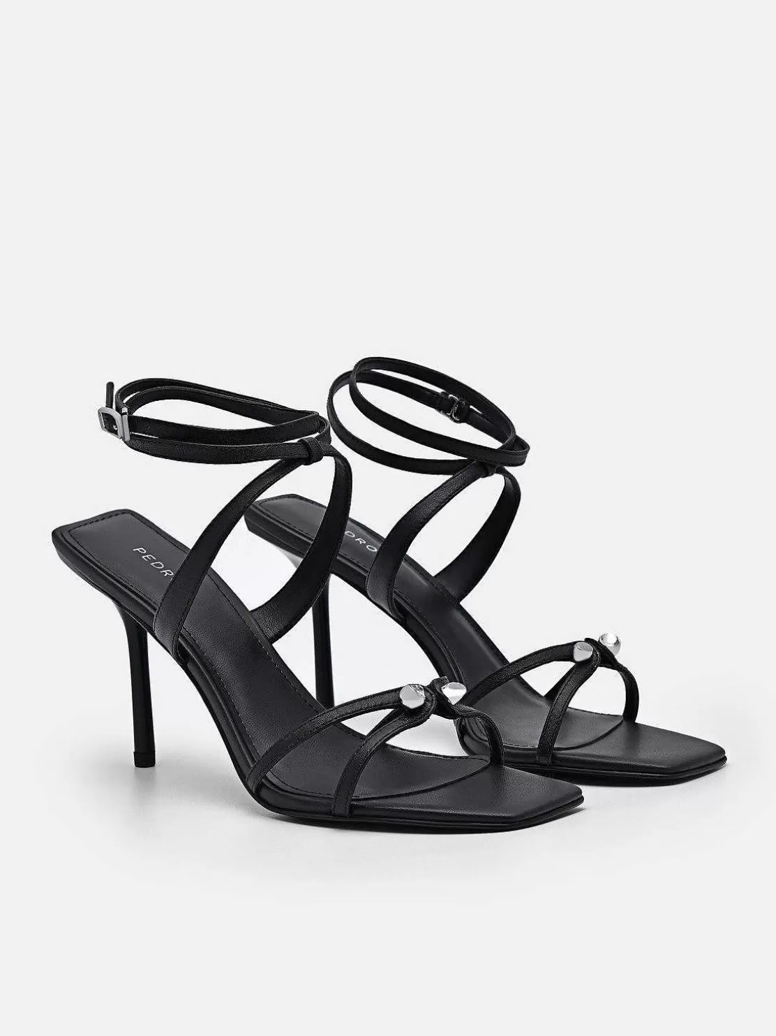 Sofia Leather Heel Sandals<PEDRO New