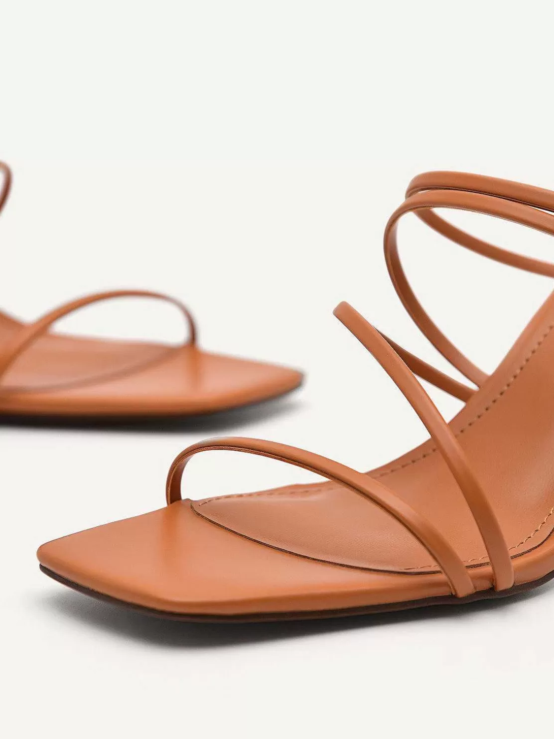 Strappy Heel Sandals - Orange<PEDRO Store